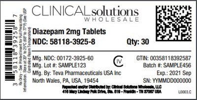 Diazepam 2mg